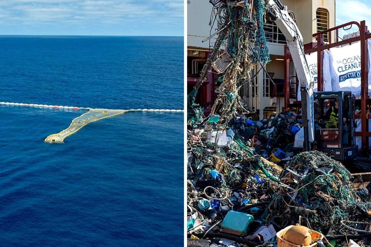 Iniziata la più grande sfida di rimozione della plastica dagli oceani: la nuova macchina mangia-rifiuti di Ocean Cleanup è entrata in azione